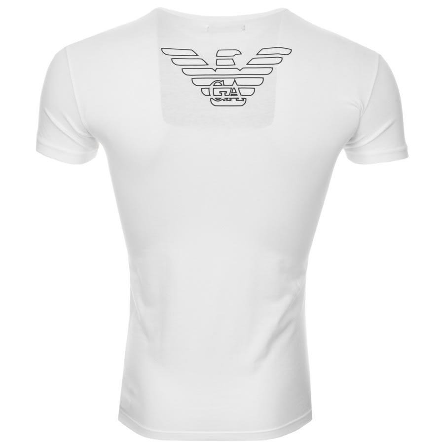 Alternative Image for ProductEmporio Armani Crew Neck Lounge T Shirt White3